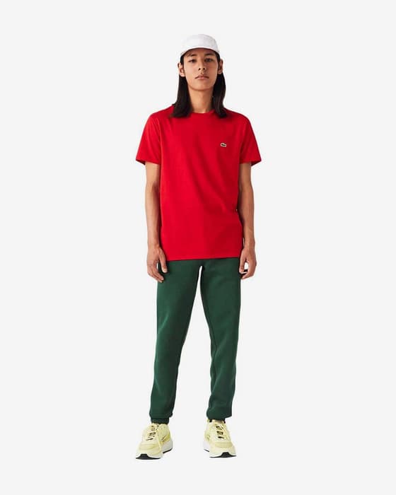 Camiseta Lacoste Pima manga corta rojo