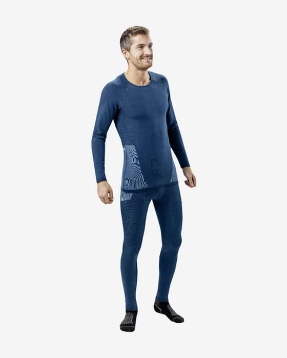 Leggings Löffler Transtex Warm Alpine blu marino