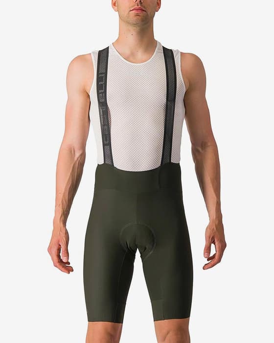 Castelli Espresso Bib Shorts Dark Green