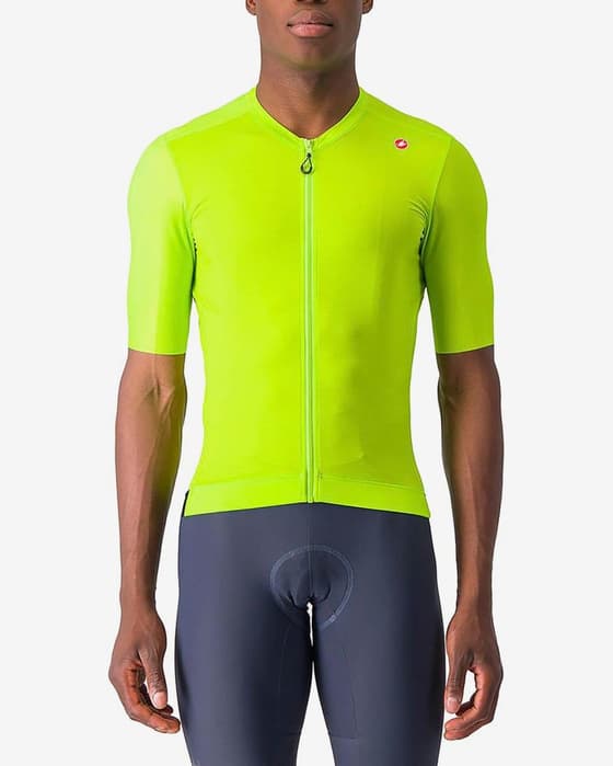Maillot Castelli Espresso manche courte lime électrique