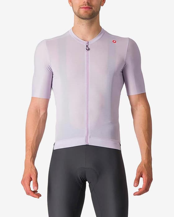Maillot Castelli Espresso manche courte lilas brume