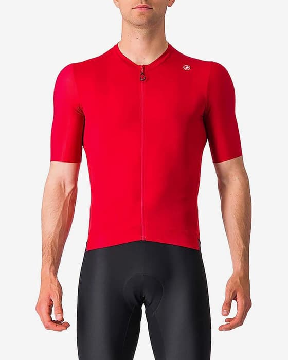 Maillot Castelli Espresso manche courte rouge vif