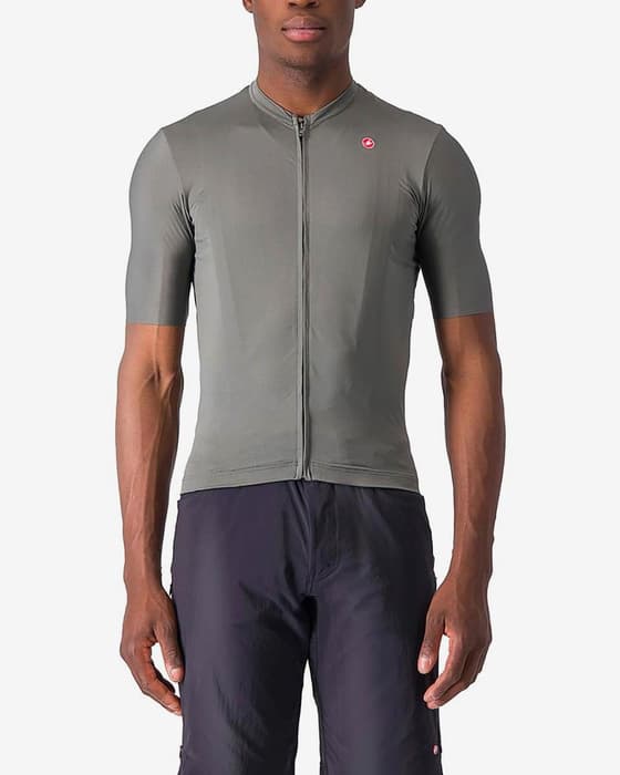 Maillot Castelli Unlimited Entrata 2 manche courte gris fer