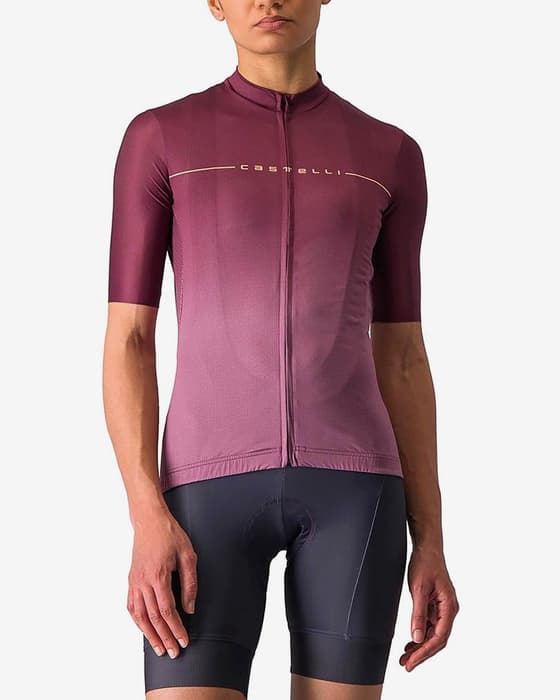 Maillot Castelli Salita manche courte bordeaux femme