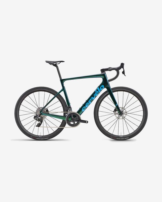 Bicicleta Carretera Cervélo Caledonia-5 Shimano Dura-Ace Di2 verde oscuro azul
