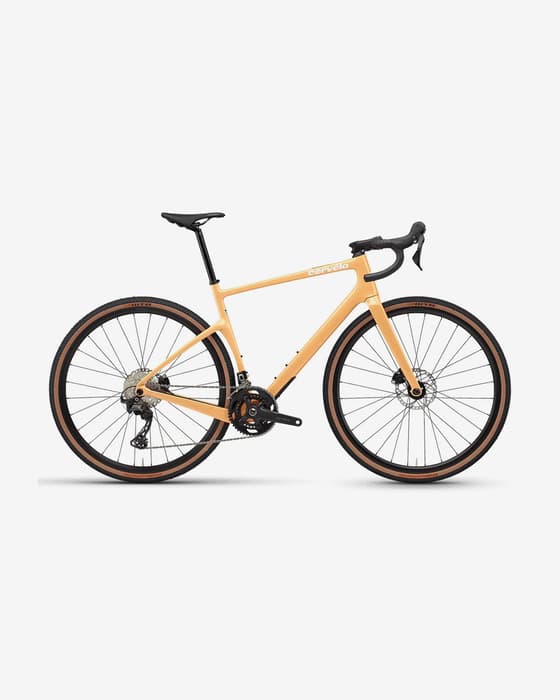 Bicicleta Gravel Cervélo Áspero Shimano GRX 610 naranja crema
