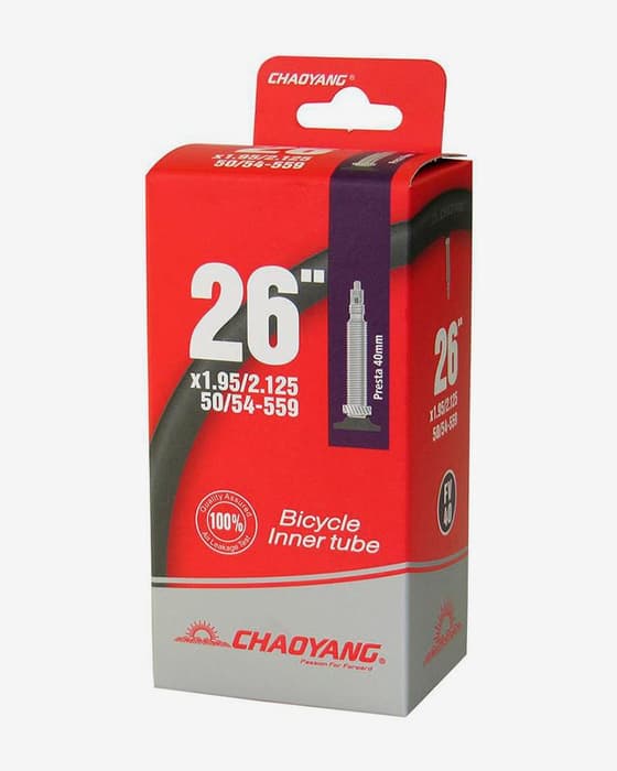 Câmara de ar Chaoyang CYT 26x1.95/2 125 válvula Presta 40 mm