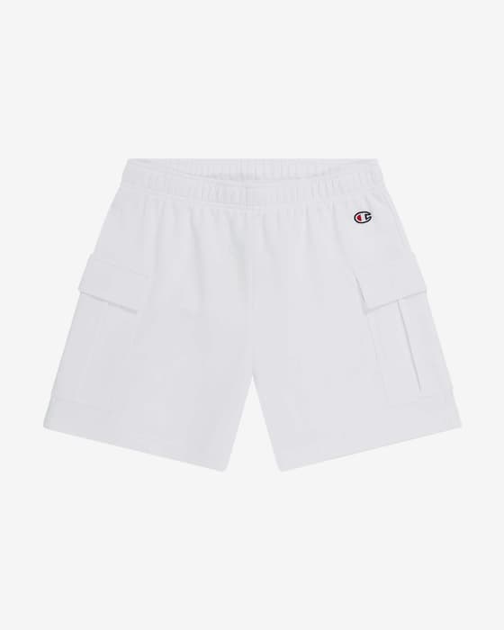 Pantalón corto Champion Legacy Icons Cargo blanco mujer