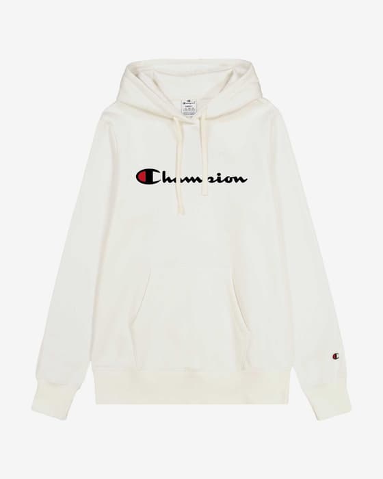 Sudadera con capucha Champion Urban blanco puro negro mujer
