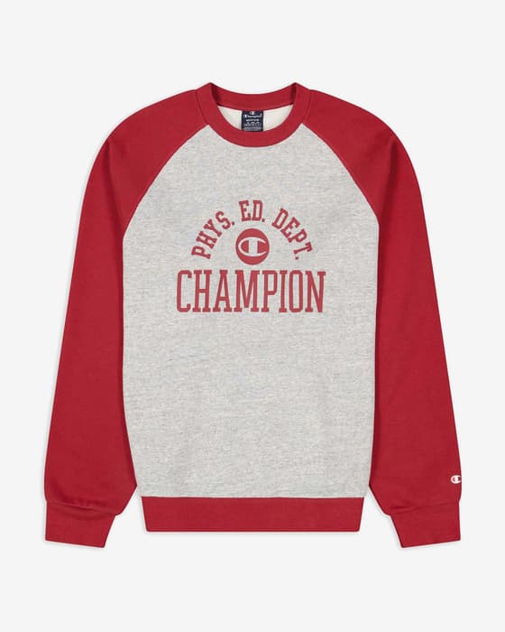 Sudadera Champion Retro rojo gris
