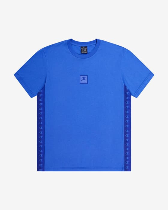 Camiseta Champion Legacy Athleisure manga corta azul luminoso
