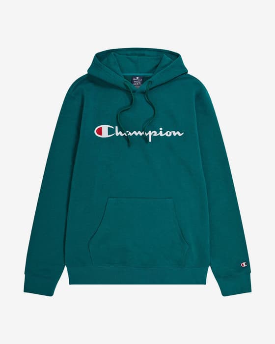 Sudadera con capucha Champion Legacy Icons Big Logo verde oscuro