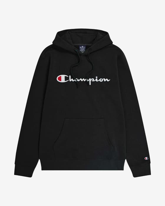 Sudadera con capucha Champion Legacy Icons Big Logo negro