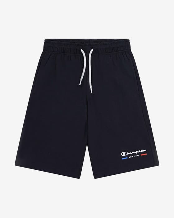 Pantalón corto Champion Legacy Graphic Bermuda negro niño