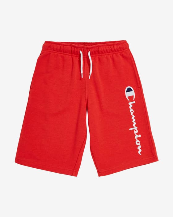 Pantalón corto Champion Legacy Icons rojo niño