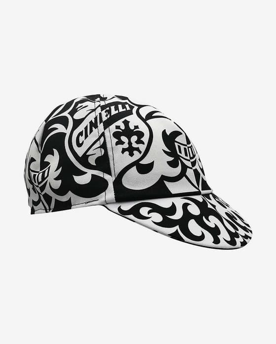 Gorra bajocasco Cinelli Crest Pastori negro blanco