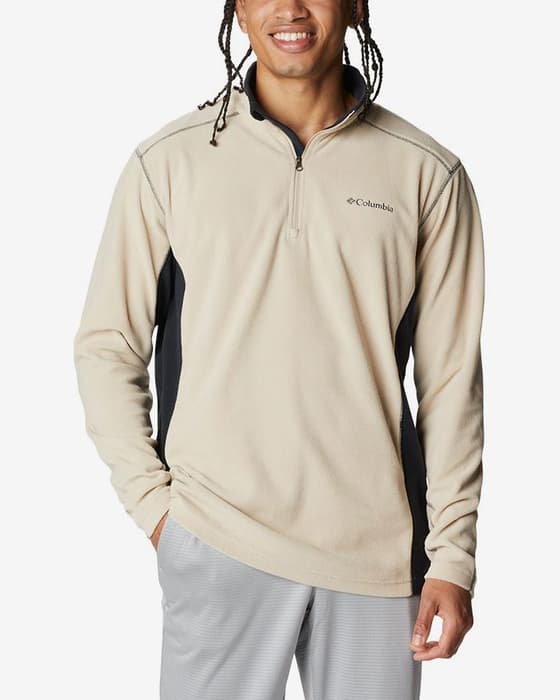 Veste polaire Columbia Klamath Range II Half Zip beige