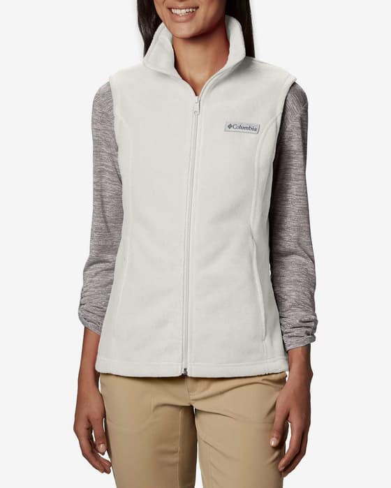 Chaleco Columbia Benton Springs blanco nube mujer
