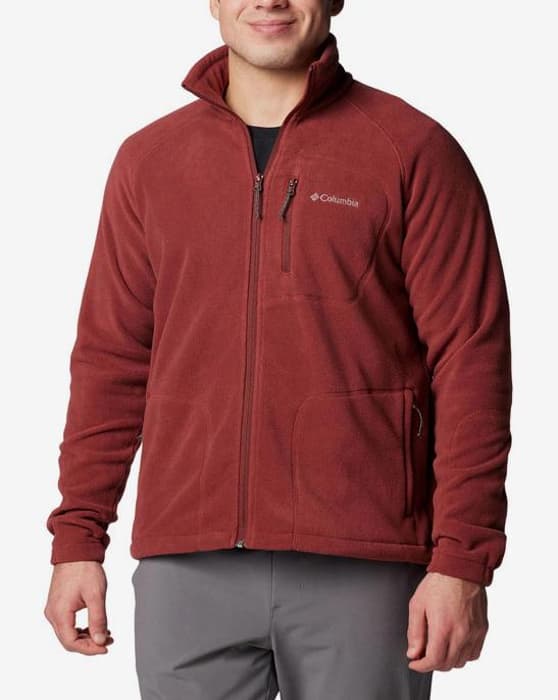 Forro polar Columbia Fast Trek II Full Zip rojo pálido