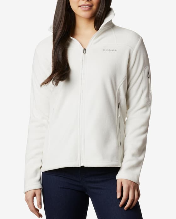 Forro polar Columbia Fast Trek II blanco mujer
