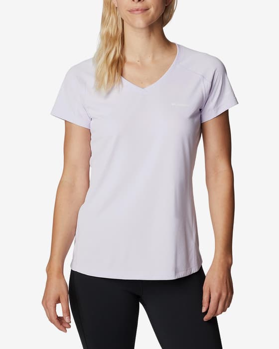 Camiseta Columbia Zero Rules manga corta blanco mujer