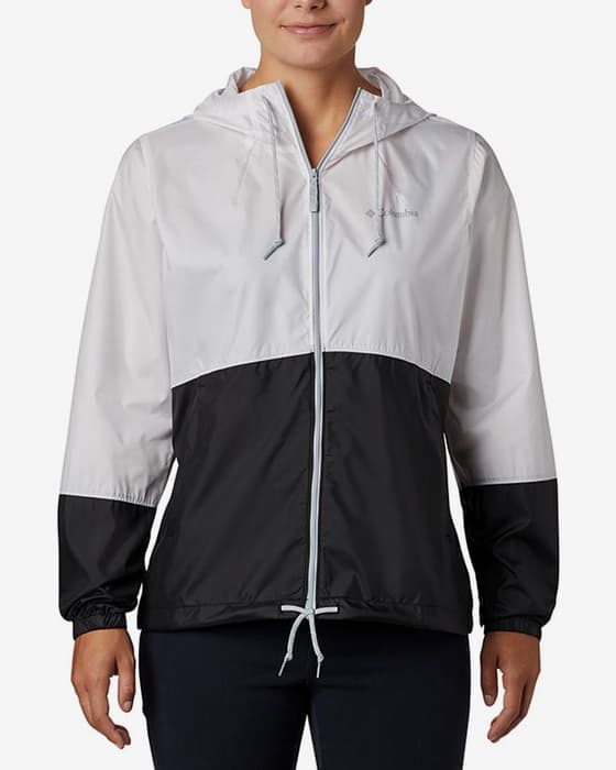 Chaqueta fina Columbia Flash Forward negro gris claro mujer