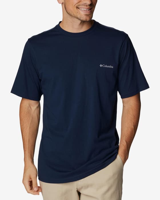 Camiseta Columbia CSC Basic Logo manga corta azul noche