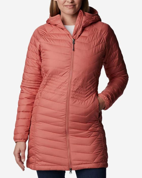 Chaqueta Columbia Powder Lite Mid rosa pálido mujer