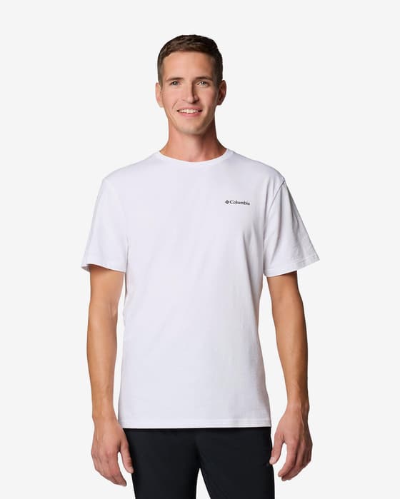 Camiseta Columbia North Cascades manga corta blanco puro