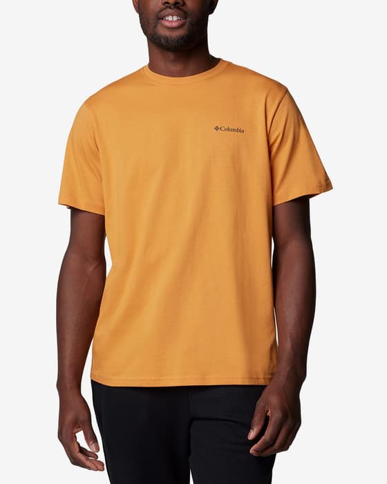 Camiseta Columbia North Cascades manga corta naranja azul