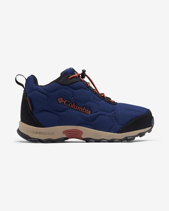 Scarponcini Columbia Firecamp Mid 2 Waterproof blu arancione nero bambini