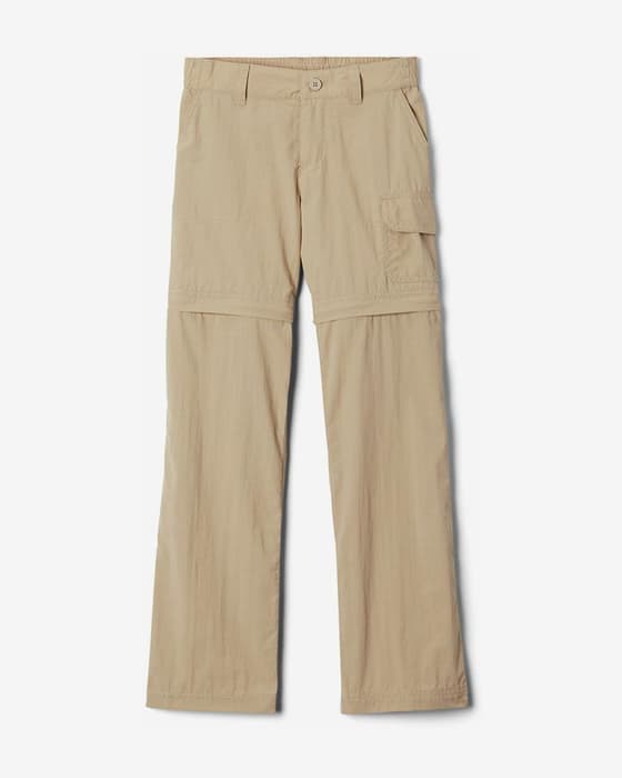 Pantalón convertible Columbia Silver Ridge IV marrón claro niña
