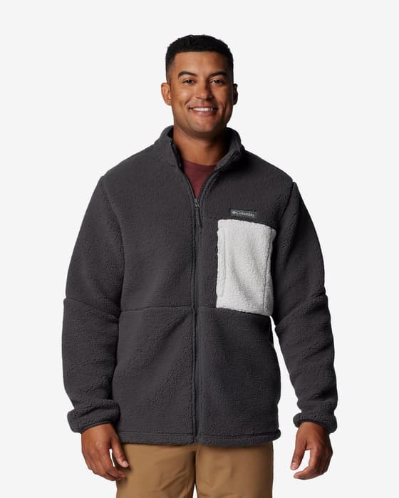 Forro polar Columbia Mountainside Heavyweight gris grafita
