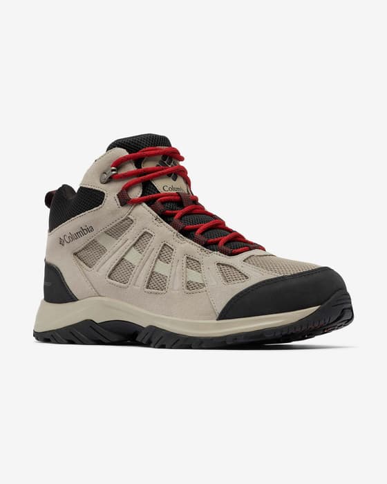 Botas Columbia Redmond III Waterproof gris claro rojo