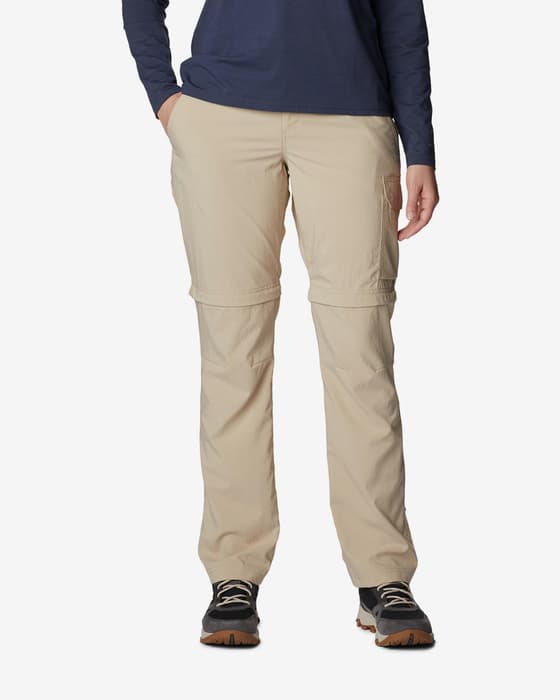 Pantalón convertible Columbia Silver Ridge Utility Regular beige claro mujer