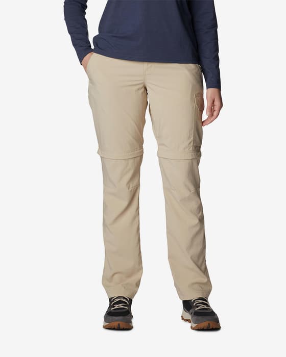 Pantalón convertible Columbia Silver Ridge Utility beige mujer
