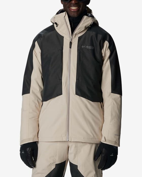 Chaqueta con capucha Columbia Highland Summit beige