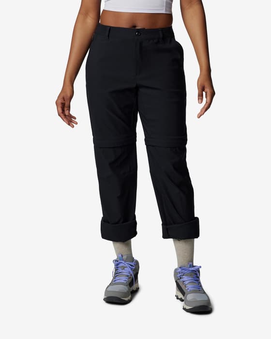 Columbia Leslie Falls Long Convertible Trousers Black Women