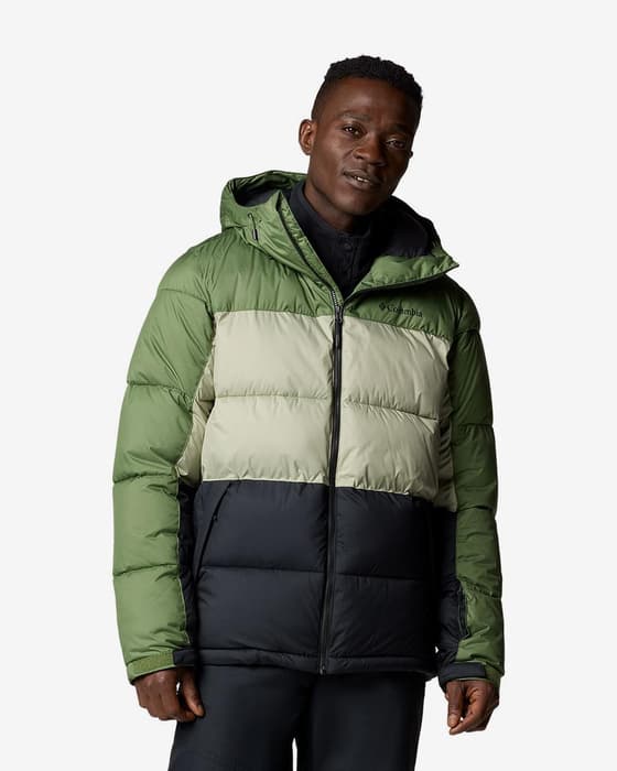 Chaqueta con capucha Columbia Slope Style verde