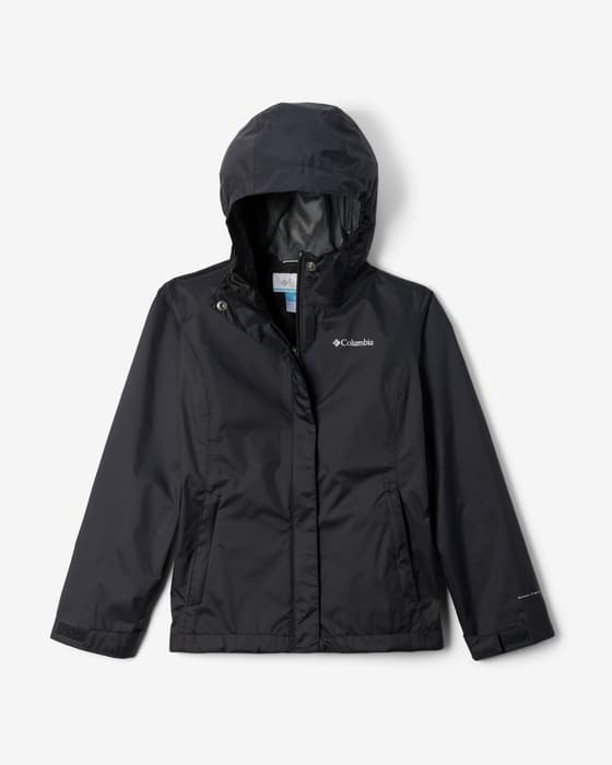 Casaco com capucho Columbia Arcadia II preto infantil