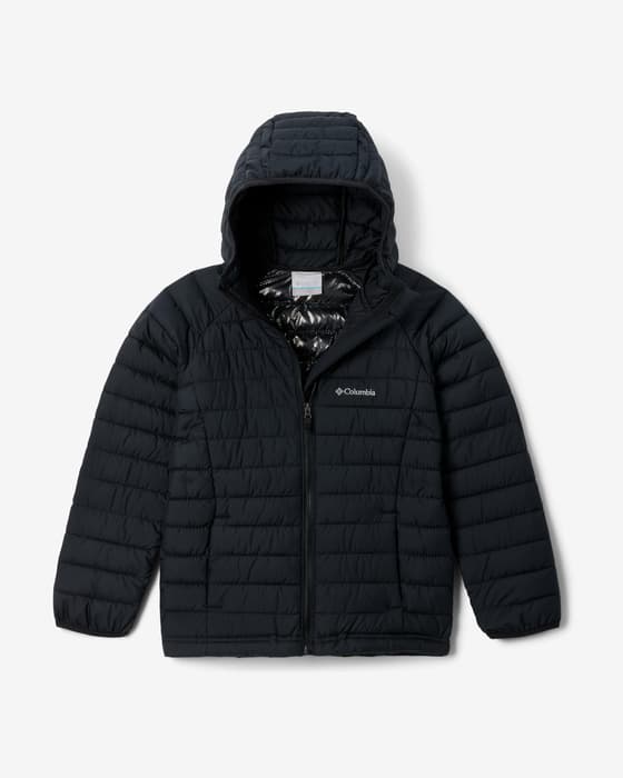 Veste à capuche Columbia Powder Lite II noire fille