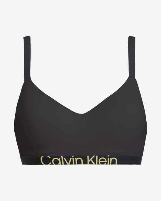 Sujetador Calvin Klein Light Lined Logo negro amarillo