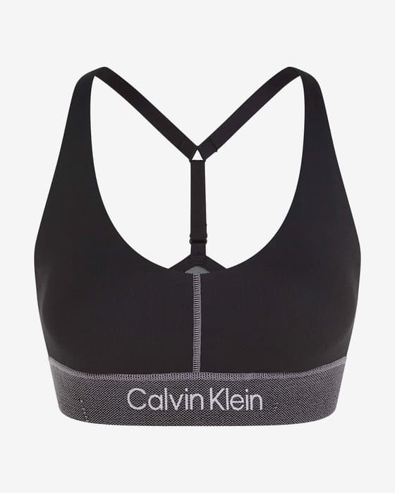 Sujetador Calvin Klein Woven Medium Sports negro