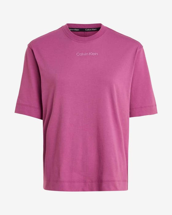 Camiseta Calvin Klein Relaxed CK Sport manga corta violeta mujer