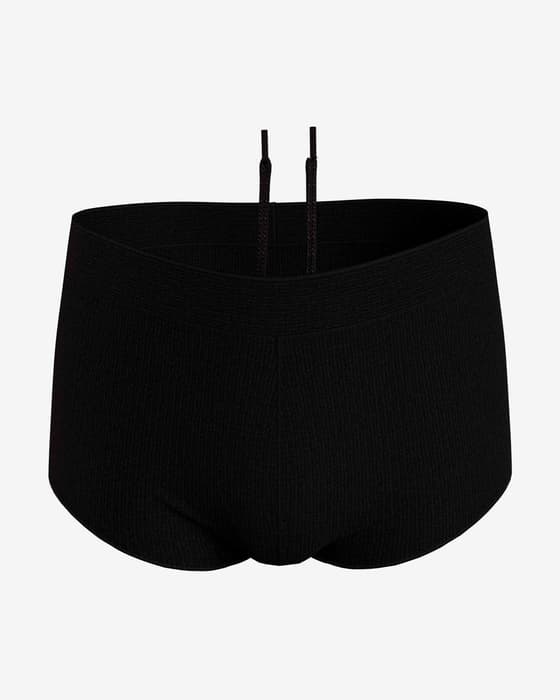 Bañador Calvin Klein Trunk Back Logo negro blanco