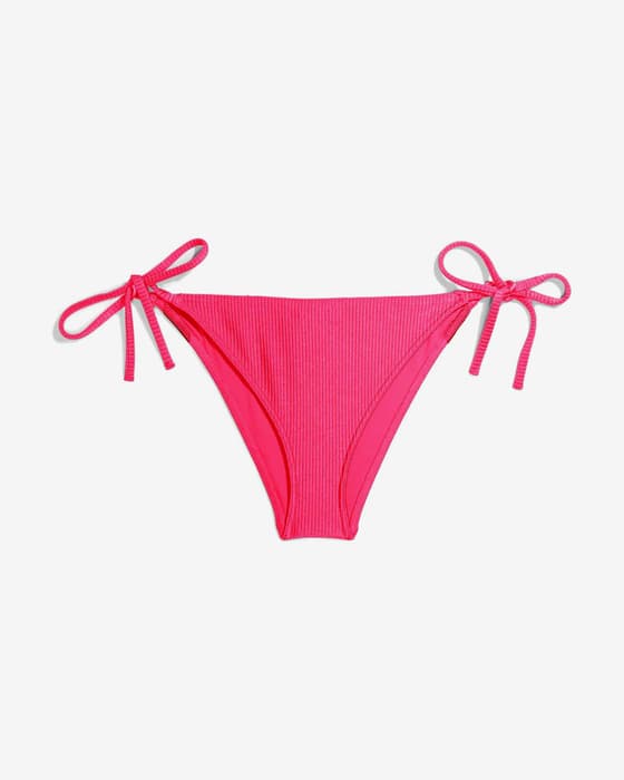 Braga bikini Calvin Klein String Side Tie Intense Power rosa negro mujer