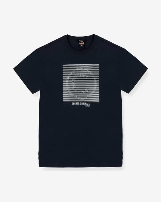 Camiseta Colmar Cotton manga corta negro gris