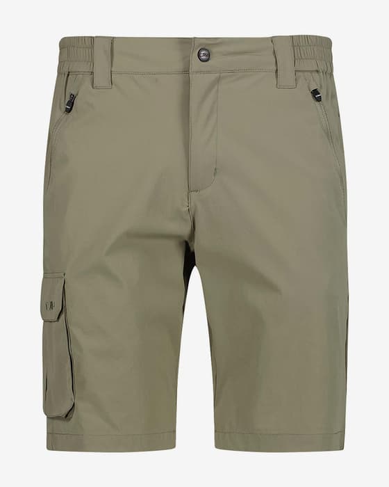CMP Stretch Cargo Shorts green beige