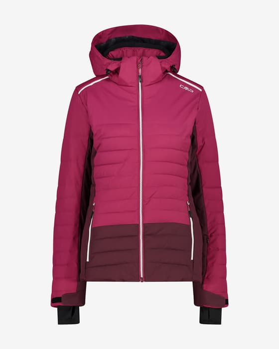 Chaqueta CMP Flock capucha desmontable lila claro mujer