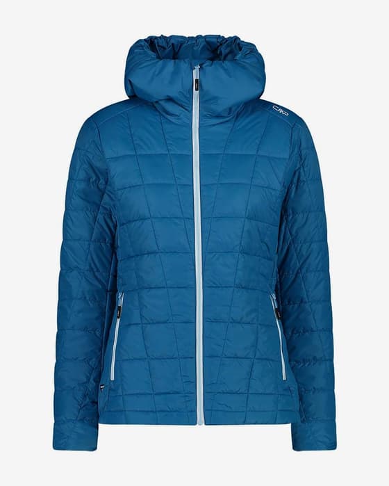 Chaqueta con capucha CMP Unlimitech PrimaLoft azul mujer